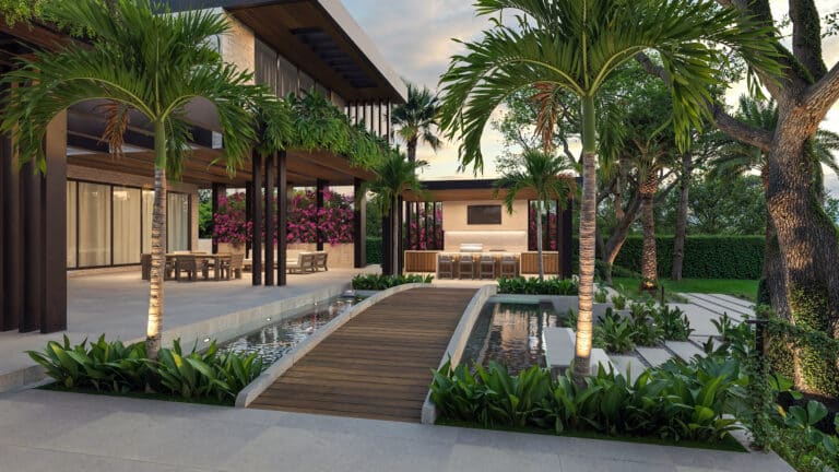 Buckland Residence - Koi Pond view01